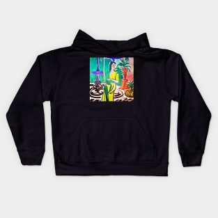 Tea time-Matisse inspired Kids Hoodie